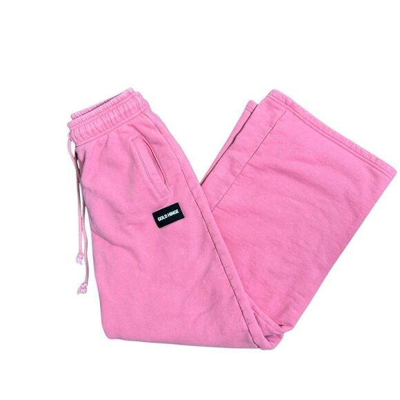Gold Hinge Hot Pink Flared Sweatpants Women’s Size Small - Picture 1 of 12